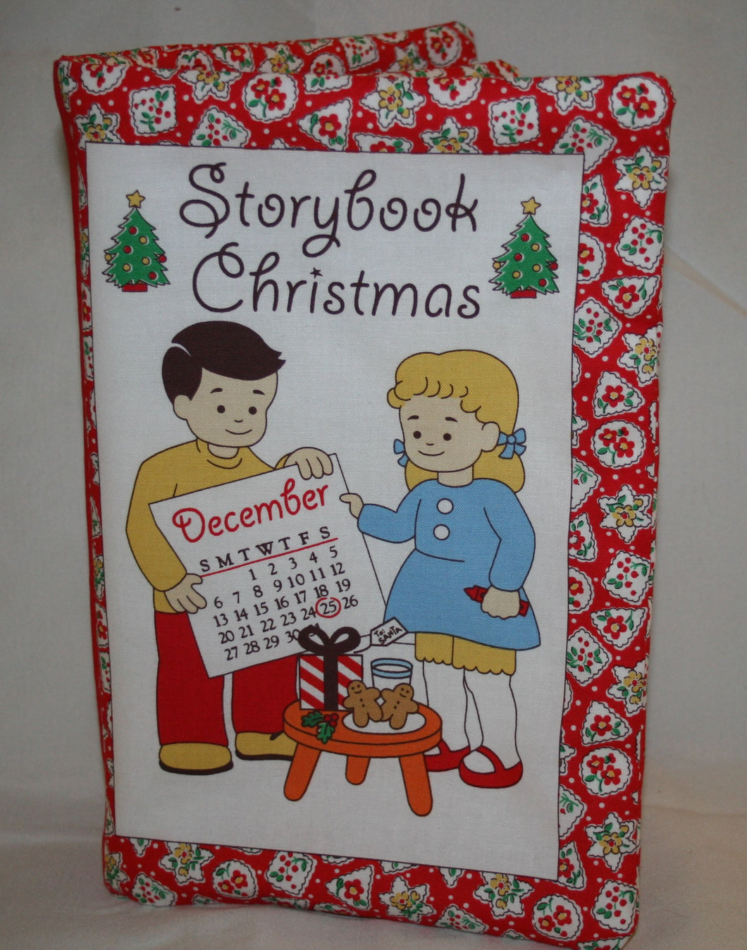 Story Book Christmas Children's Quilted Cloth Book