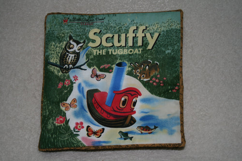 Scruffy The Tugboat Children's Quilted Cloth Book