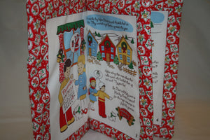 Story Book Christmas Children's Quilted Cloth Book