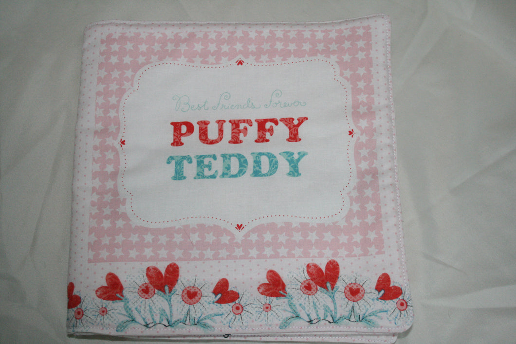 Puffy Teddy Children's Quilted Cloth Book