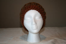 Load image into Gallery viewer, Crochet Hat in Warm Earth Colors of Browns