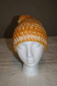 Crochet Hat in Yellows