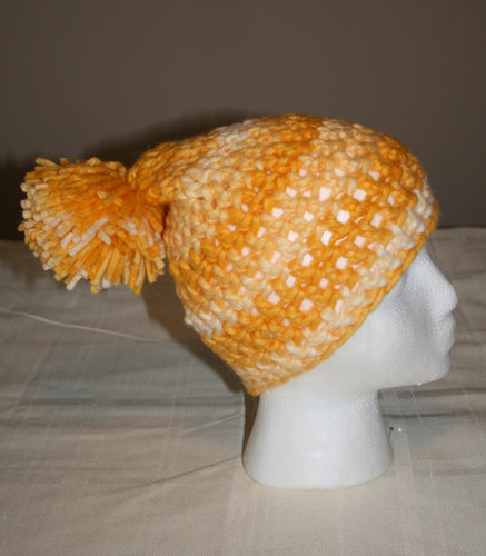 Crochet Hat in Yellows