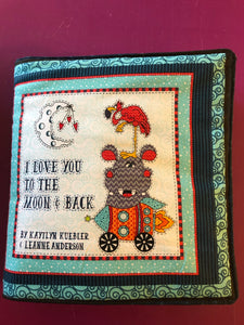 I Love You To The Moon and Back Children's Quilted Cloth Book